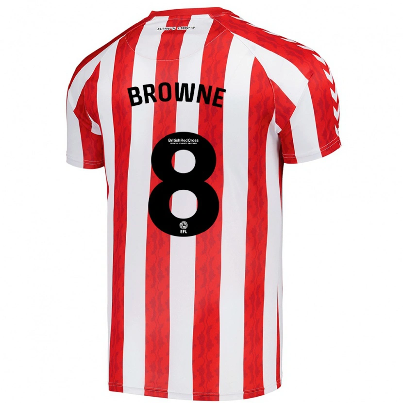 Danxen Herren Alan Browne #8 Rot Weiß Heimtrikot Trikot 2024/25 T-Shirt