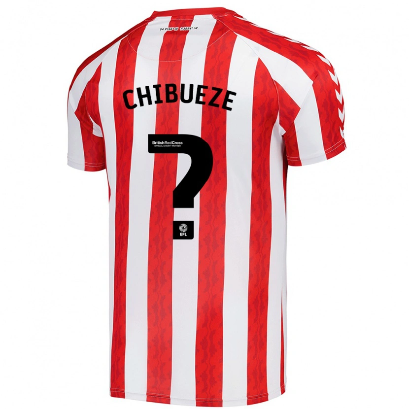 Danxen Herren Kelechi Chibueze #0 Rot Weiß Heimtrikot Trikot 2024/25 T-Shirt