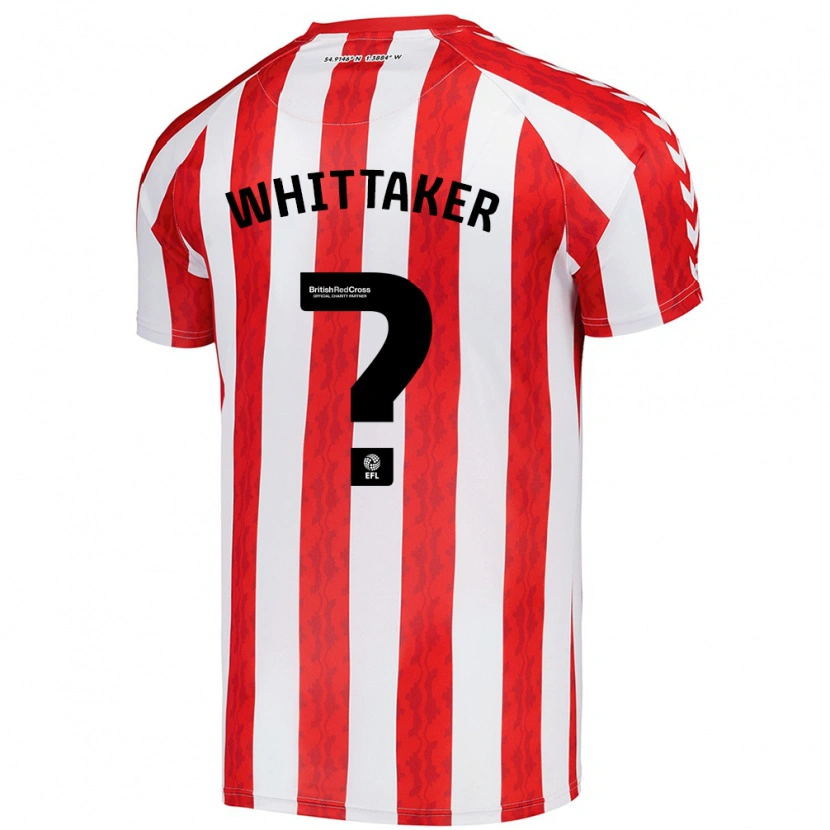 Danxen Herren Jack Whittaker #0 Rot Weiß Heimtrikot Trikot 2024/25 T-Shirt