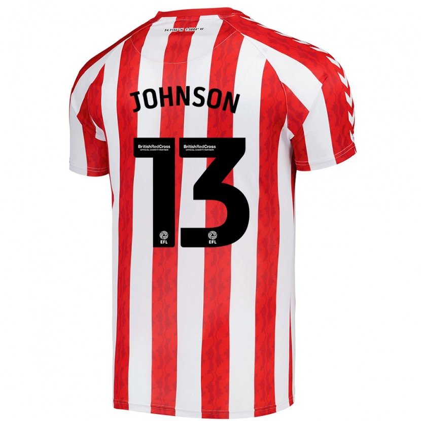 Danxen Herren Zak Johnson #13 Rot Weiß Heimtrikot Trikot 2024/25 T-Shirt