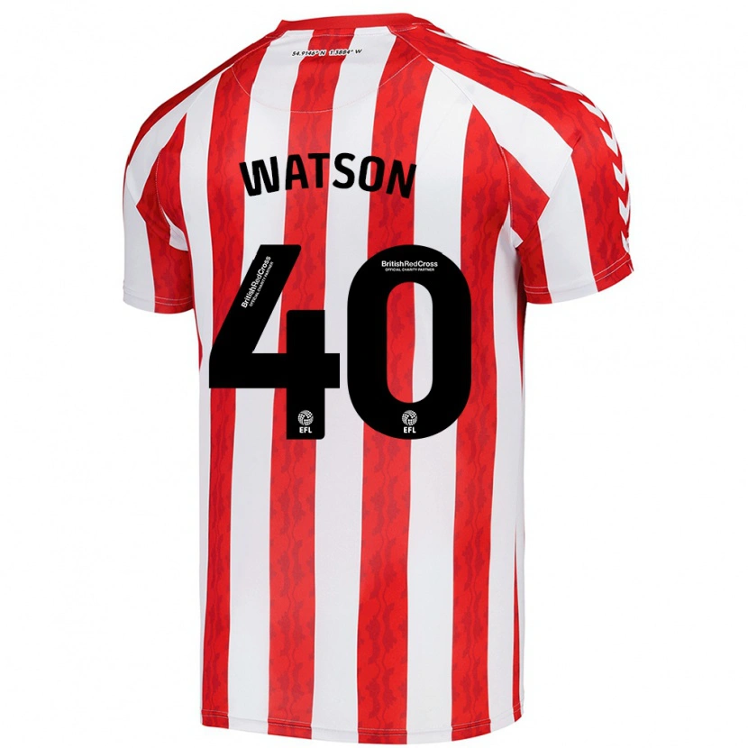 Danxen Herren Tom Watson #40 Rot Weiß Heimtrikot Trikot 2024/25 T-Shirt