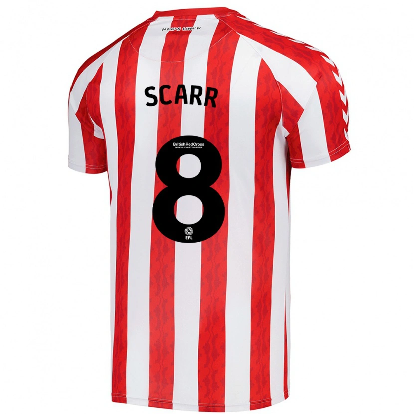 Danxen Herren Emily Scarr #8 Rot Weiß Heimtrikot Trikot 2024/25 T-Shirt