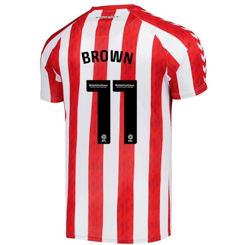 Danxen Herren Jessica Brown #11 Rot Weiß Heimtrikot Trikot 2024/25 T-Shirt