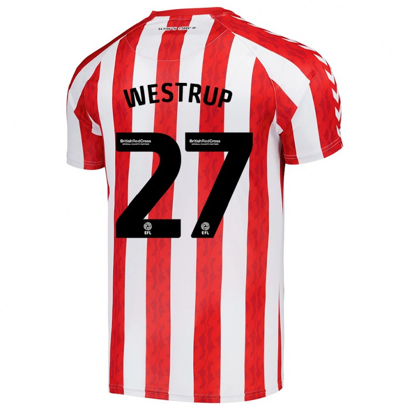 Danxen Herren Brianna Westrup #27 Rot Weiß Heimtrikot Trikot 2024/25 T-Shirt