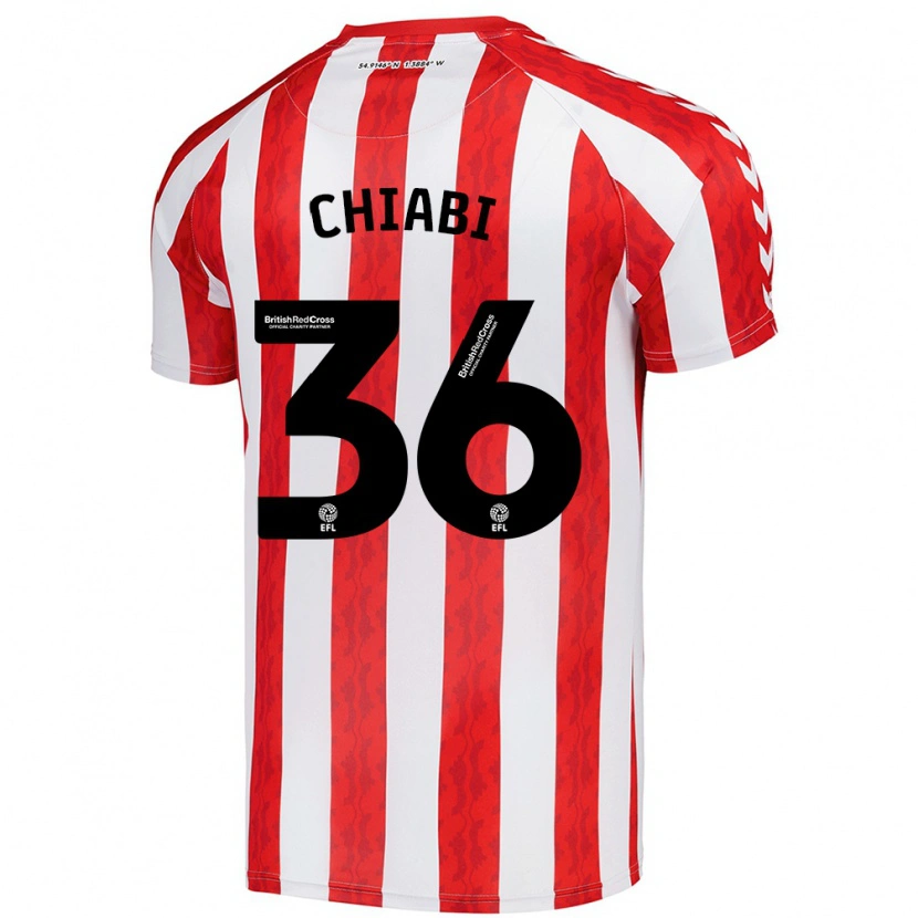 Danxen Herren Tom Chiabi #36 Rot Weiß Heimtrikot Trikot 2024/25 T-Shirt