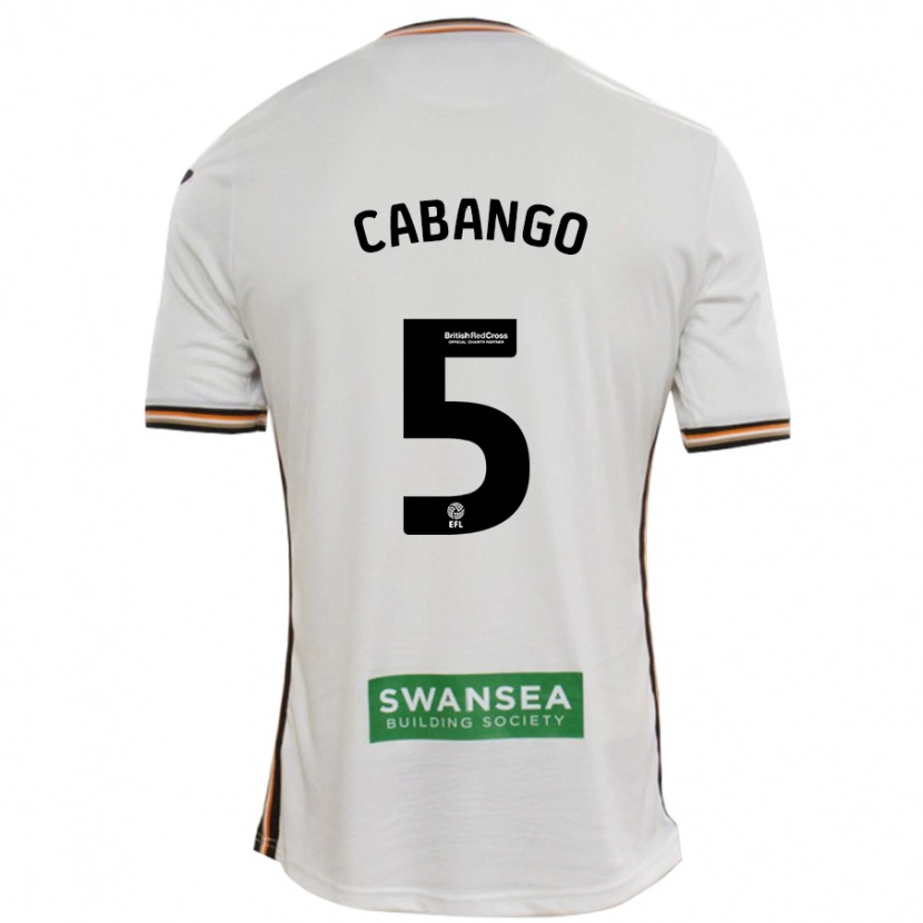 Danxen Herren Ben Cabango #5 Rot Weiß Heimtrikot Trikot 2024/25 T-Shirt