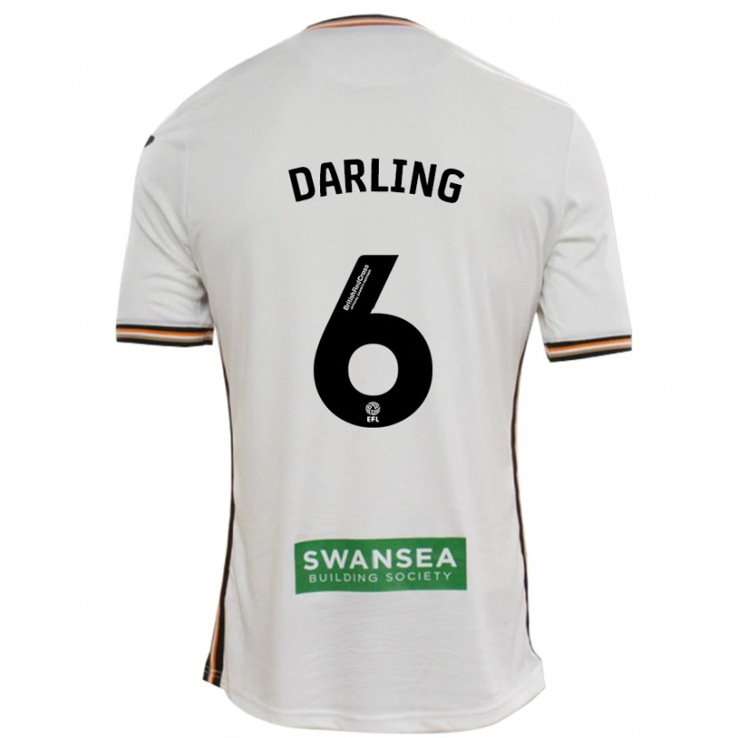 Danxen Herren Harry Darling #6 Rot Weiß Heimtrikot Trikot 2024/25 T-Shirt