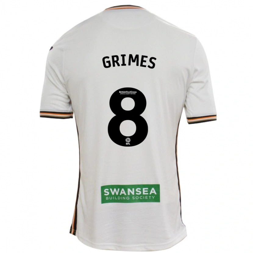 Danxen Herren Matt Grimes #8 Rot Weiß Heimtrikot Trikot 2024/25 T-Shirt