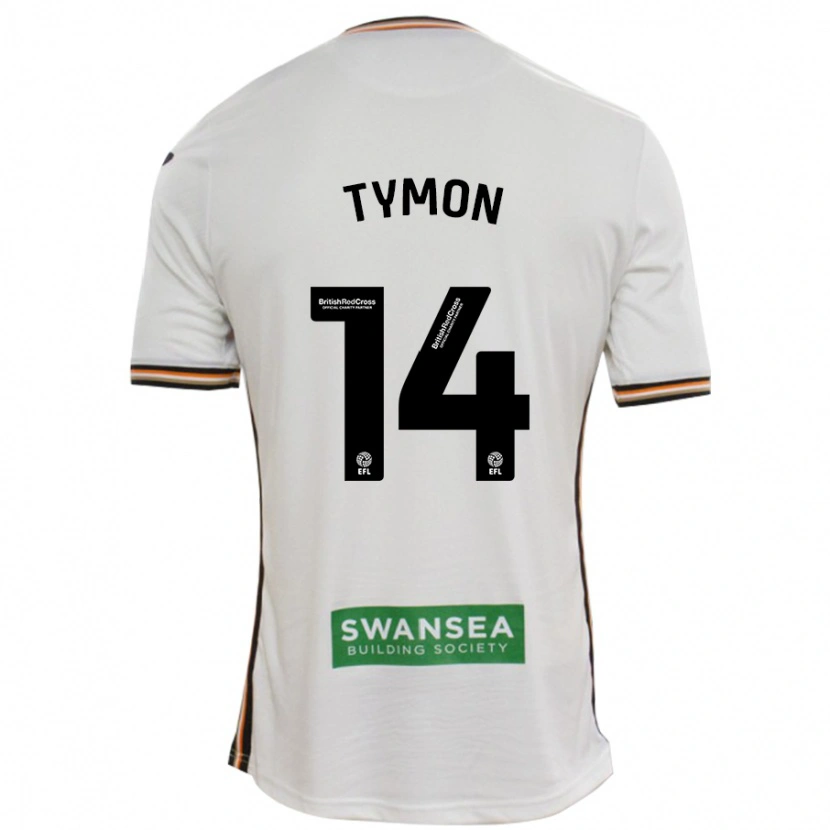 Danxen Herren Josh Tymon #14 Rot Weiß Heimtrikot Trikot 2024/25 T-Shirt