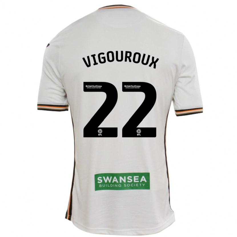 Danxen Herren Lawrence Vigouroux #22 Rot Weiß Heimtrikot Trikot 2024/25 T-Shirt
