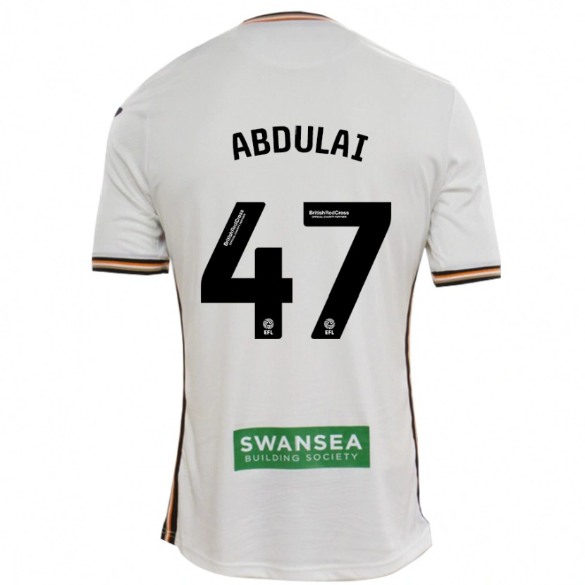 Danxen Herren Azeem Abdulai #47 Rot Weiß Heimtrikot Trikot 2024/25 T-Shirt