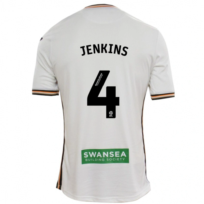 Danxen Herren Shaunna Jenkins #4 Rot Weiß Heimtrikot Trikot 2024/25 T-Shirt