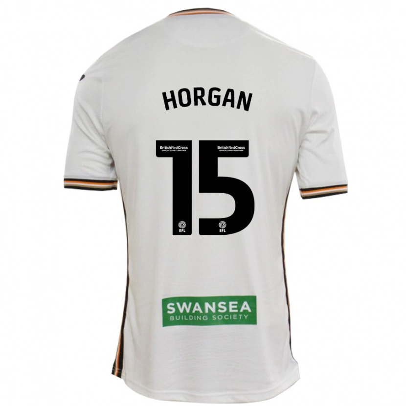 Danxen Herren Gwenan Horgan #15 Rot Weiß Heimtrikot Trikot 2024/25 T-Shirt