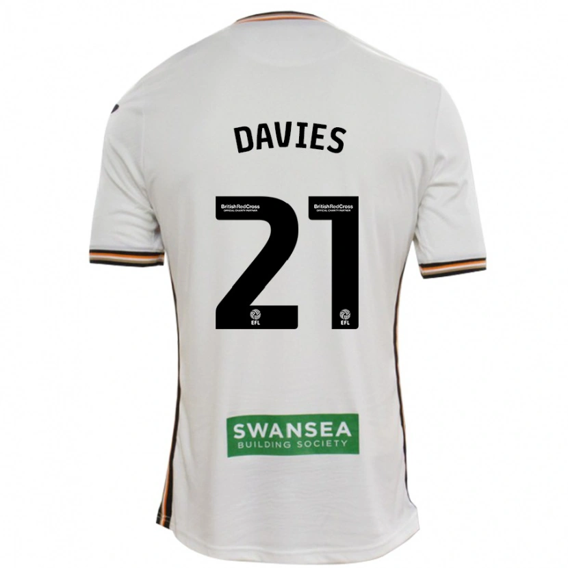 Danxen Herren Laura Davies #21 Rot Weiß Heimtrikot Trikot 2024/25 T-Shirt