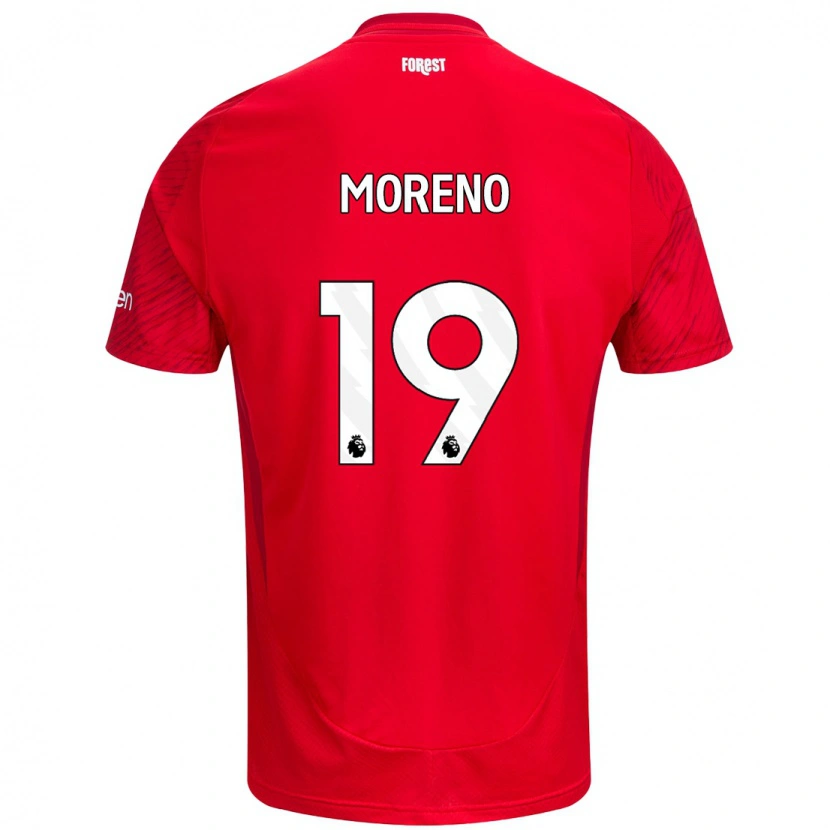 Danxen Herren Álex Moreno #19 Rot Weiß Heimtrikot Trikot 2024/25 T-Shirt