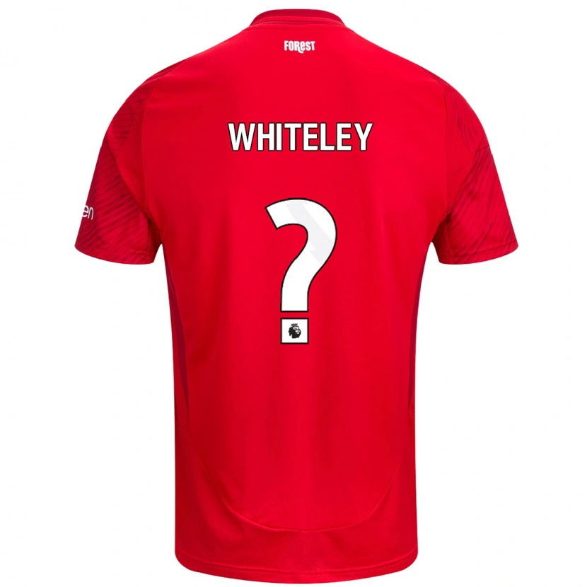 Danxen Herren Jonathan Whiteley #0 Rot Weiß Heimtrikot Trikot 2024/25 T-Shirt