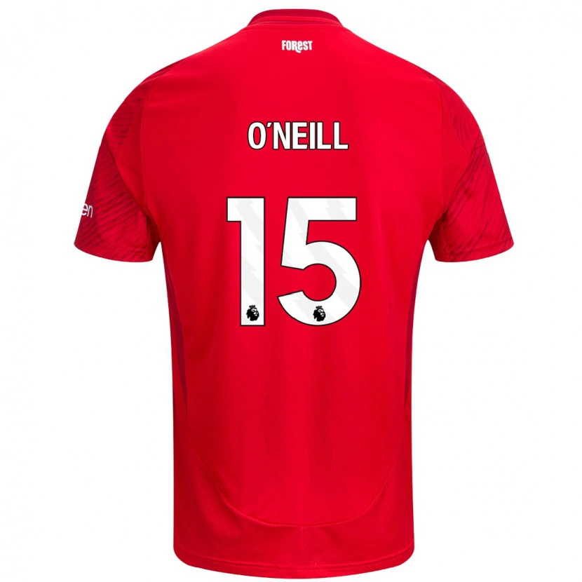 Danxen Herren Laura-Jayne O'neill #15 Rot Weiß Heimtrikot Trikot 2024/25 T-Shirt