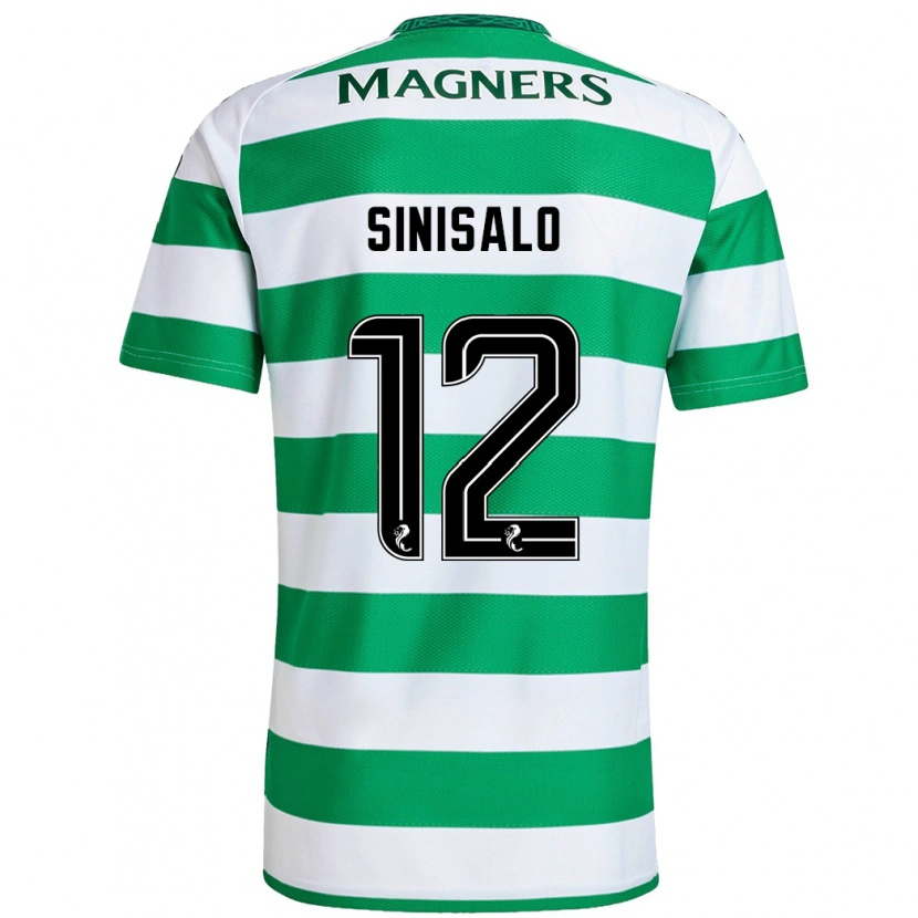 Danxen Herren Viljami Sinisalo #12 Grün Weiß Heimtrikot Trikot 2024/25 T-Shirt