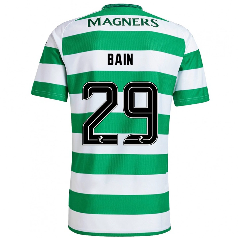 Danxen Herren Scott Bain #29 Grün Weiß Heimtrikot Trikot 2024/25 T-Shirt