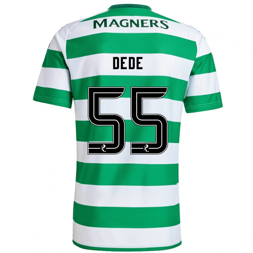 Danxen Herren Josh Dede #55 Grün Weiß Heimtrikot Trikot 2024/25 T-Shirt
