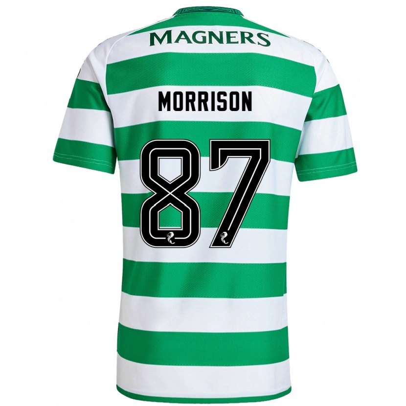 Danxen Herren Joe Morrison #87 Grün Weiß Heimtrikot Trikot 2024/25 T-Shirt
