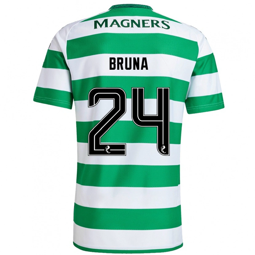 Danxen Herren Bruna Lourenço #24 Grün Weiß Heimtrikot Trikot 2024/25 T-Shirt
