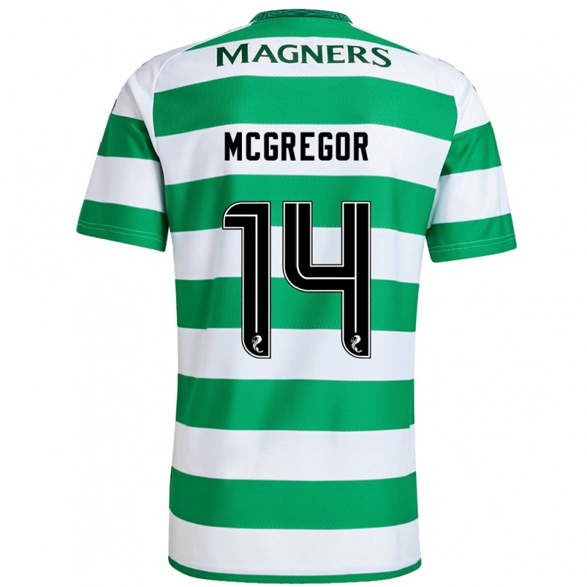 Danxen Herren Shannon Mcgregor #14 Grün Weiß Heimtrikot Trikot 2024/25 T-Shirt