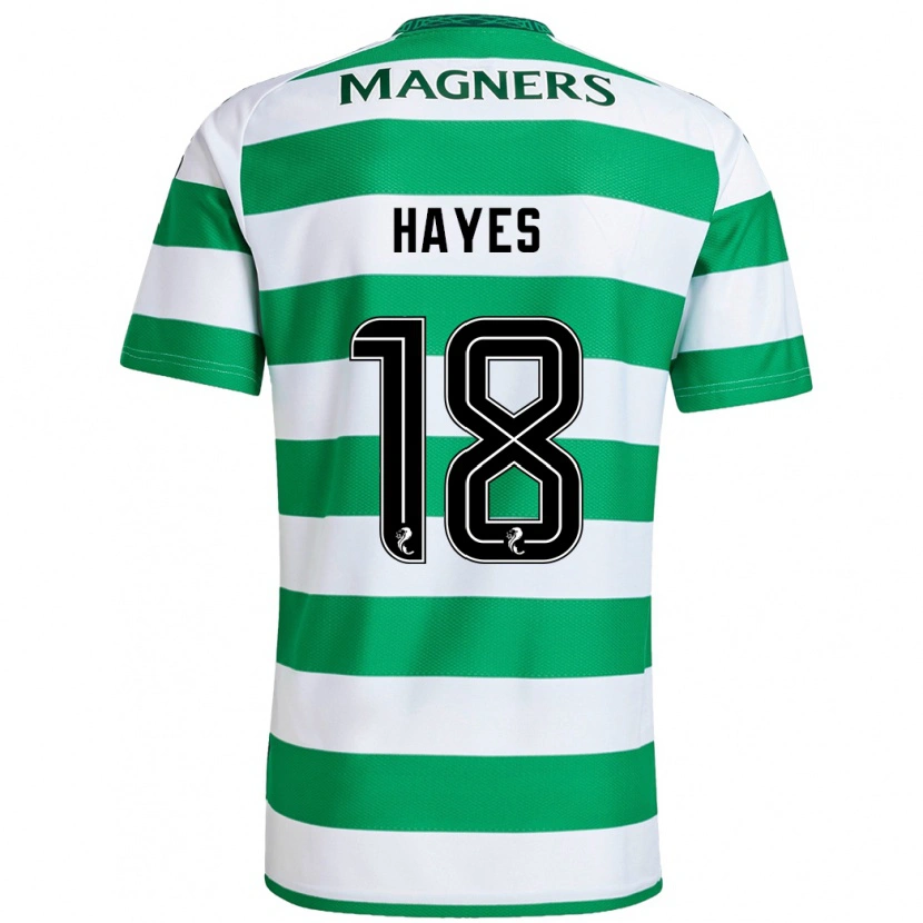 Danxen Herren Caitlin Hayes #18 Grün Weiß Heimtrikot Trikot 2024/25 T-Shirt