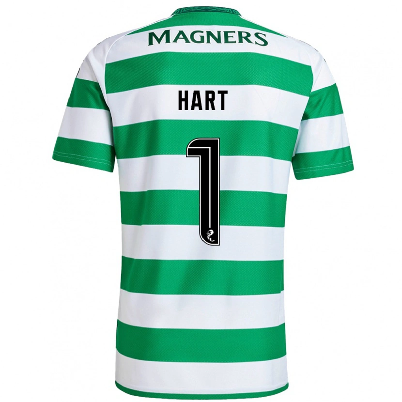 Danxen Herren Joe Hart #1 Grün Weiß Heimtrikot Trikot 2024/25 T-Shirt