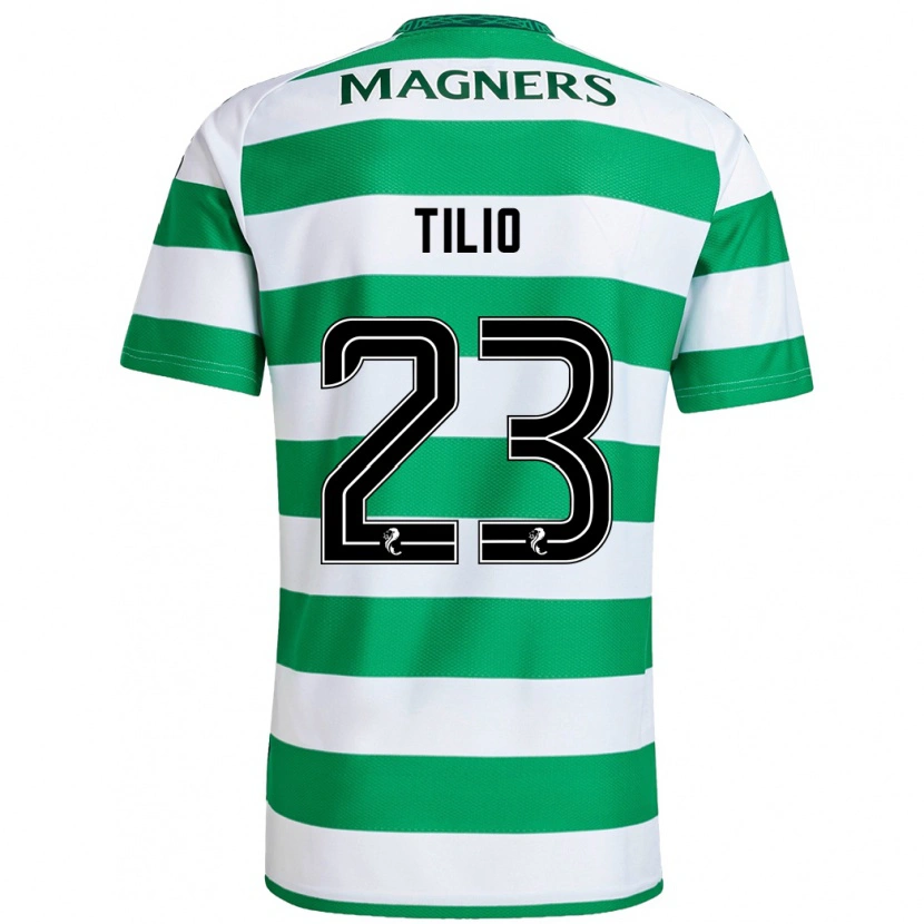 Danxen Herren Marco Tilio #23 Grün Weiß Heimtrikot Trikot 2024/25 T-Shirt