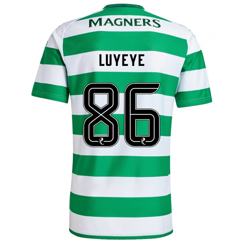 Danxen Herren Benny-Jackson Luyeye #86 Grün Weiß Heimtrikot Trikot 2024/25 T-Shirt