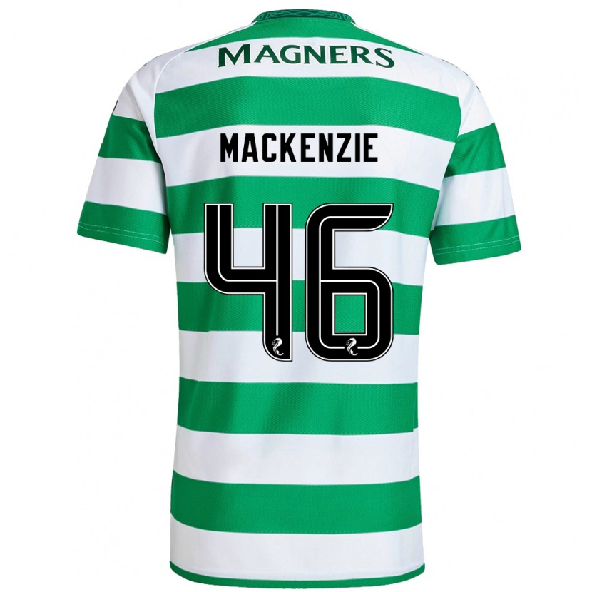 Danxen Herren Magnus Mackenzie #46 Grün Weiß Heimtrikot Trikot 2024/25 T-Shirt