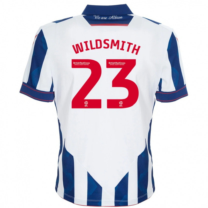Danxen Herren Joe Wildsmith #23 Weiß Dunkelblau Heimtrikot Trikot 2024/25 T-Shirt