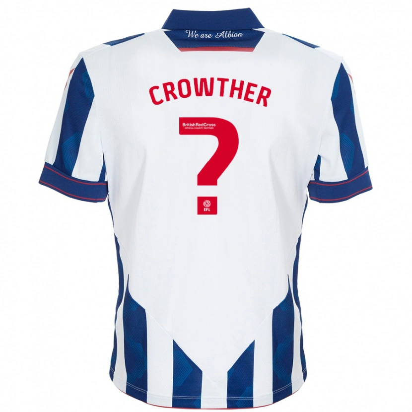 Danxen Herren Matthew Crowther #0 Weiß Dunkelblau Heimtrikot Trikot 2024/25 T-Shirt