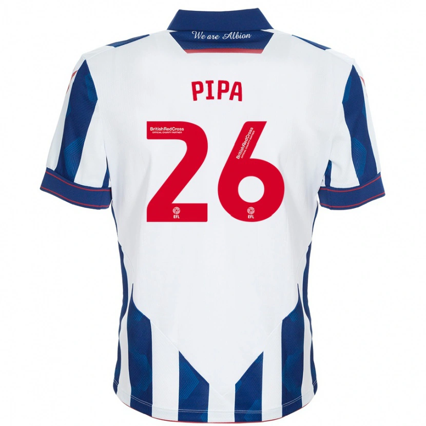 Danxen Herren Pipa #26 Weiß Dunkelblau Heimtrikot Trikot 2024/25 T-Shirt
