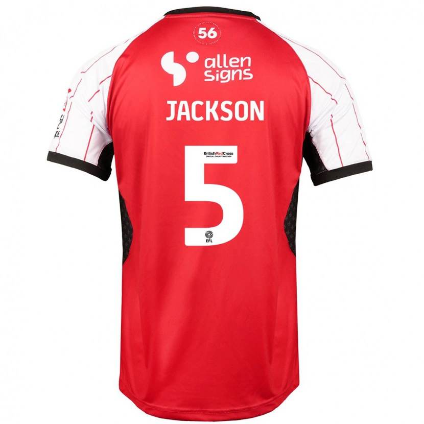 Danxen Herren Adam Jackson #5 Weiß Heimtrikot Trikot 2024/25 T-Shirt