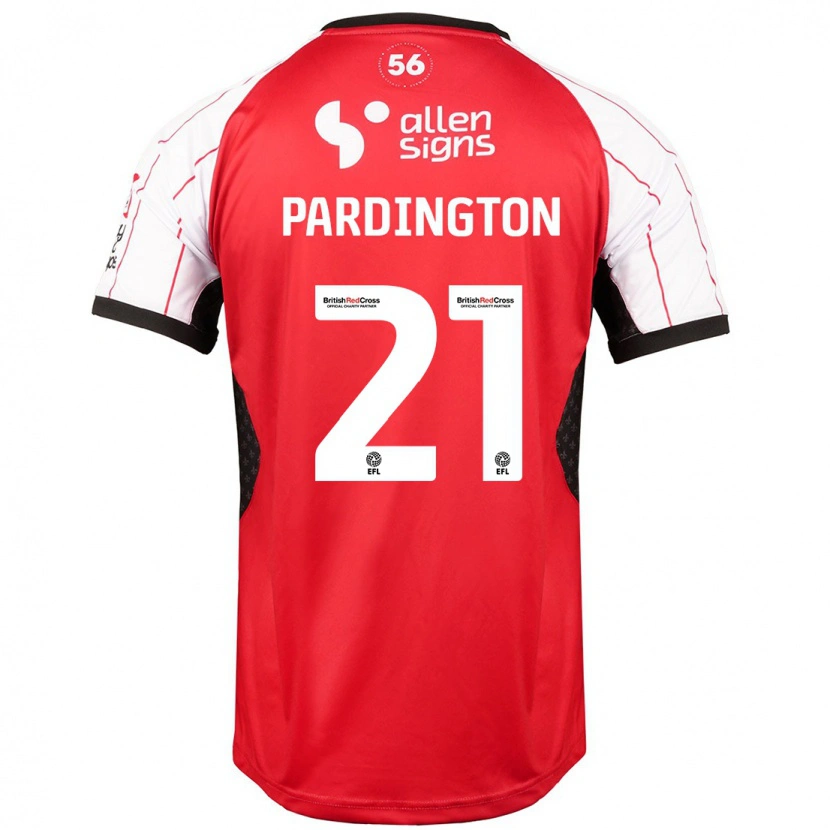 Danxen Herren Jamie Pardington #21 Weiß Heimtrikot Trikot 2024/25 T-Shirt