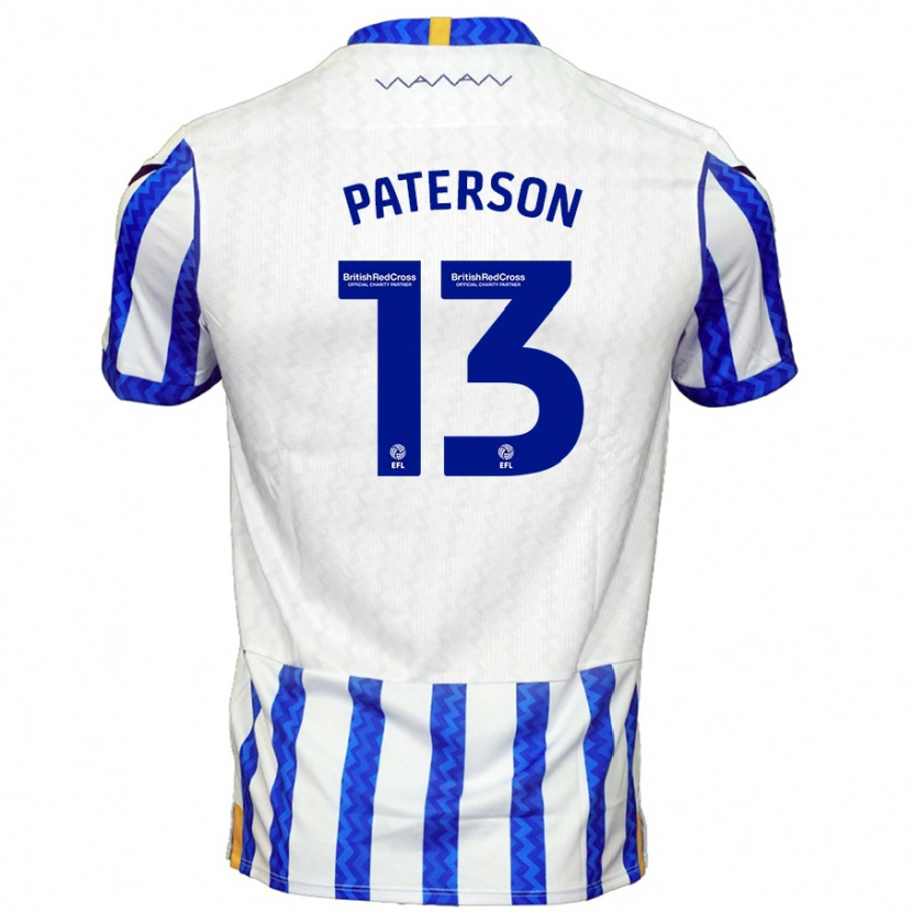 Danxen Herren Callum Paterson #13 Blau Weiß Heimtrikot Trikot 2024/25 T-Shirt