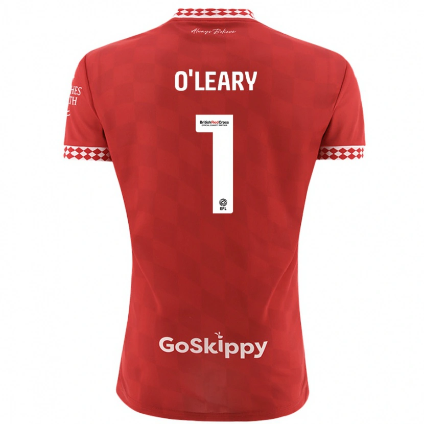 Danxen Herren Max O'leary #1 Rot Heimtrikot Trikot 2024/25 T-Shirt