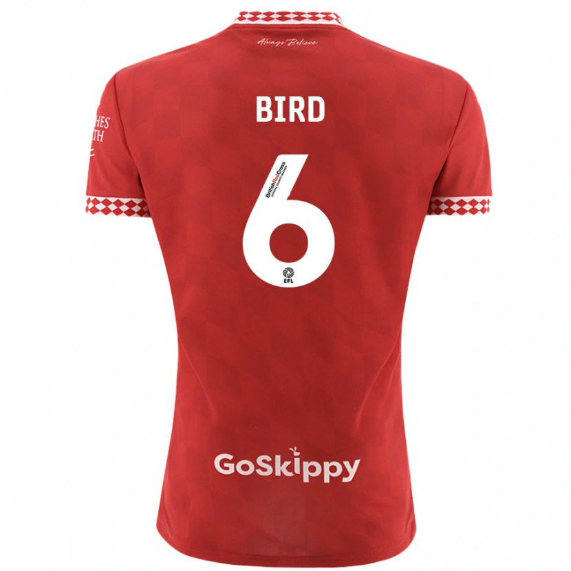 Danxen Herren Max Bird #6 Rot Heimtrikot Trikot 2024/25 T-Shirt