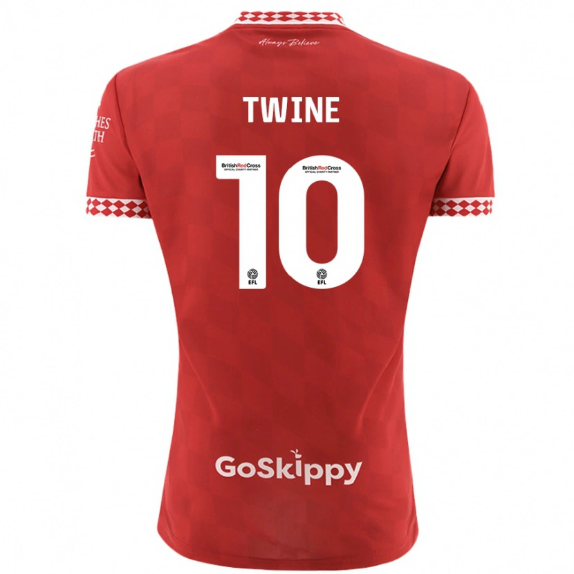Danxen Herren Scott Twine #10 Rot Heimtrikot Trikot 2024/25 T-Shirt