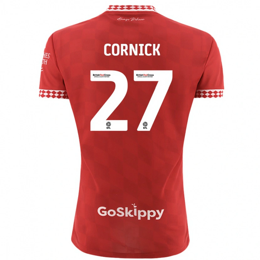 Danxen Herren Harry Cornick #27 Rot Heimtrikot Trikot 2024/25 T-Shirt