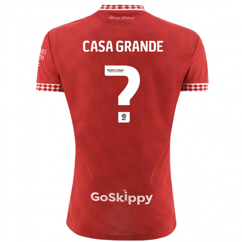Danxen Herren Josey Casa-Grande #0 Rot Heimtrikot Trikot 2024/25 T-Shirt