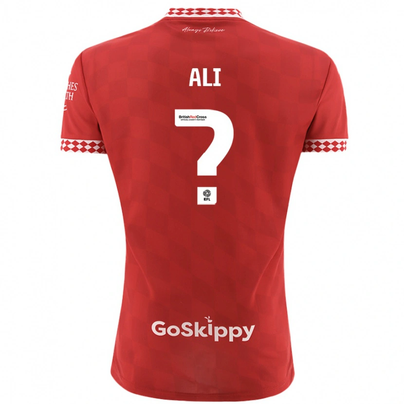 Danxen Herren Zack Ali #0 Rot Heimtrikot Trikot 2024/25 T-Shirt