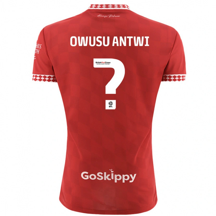 Danxen Herren Filbert Owusu-Antwi #0 Rot Heimtrikot Trikot 2024/25 T-Shirt