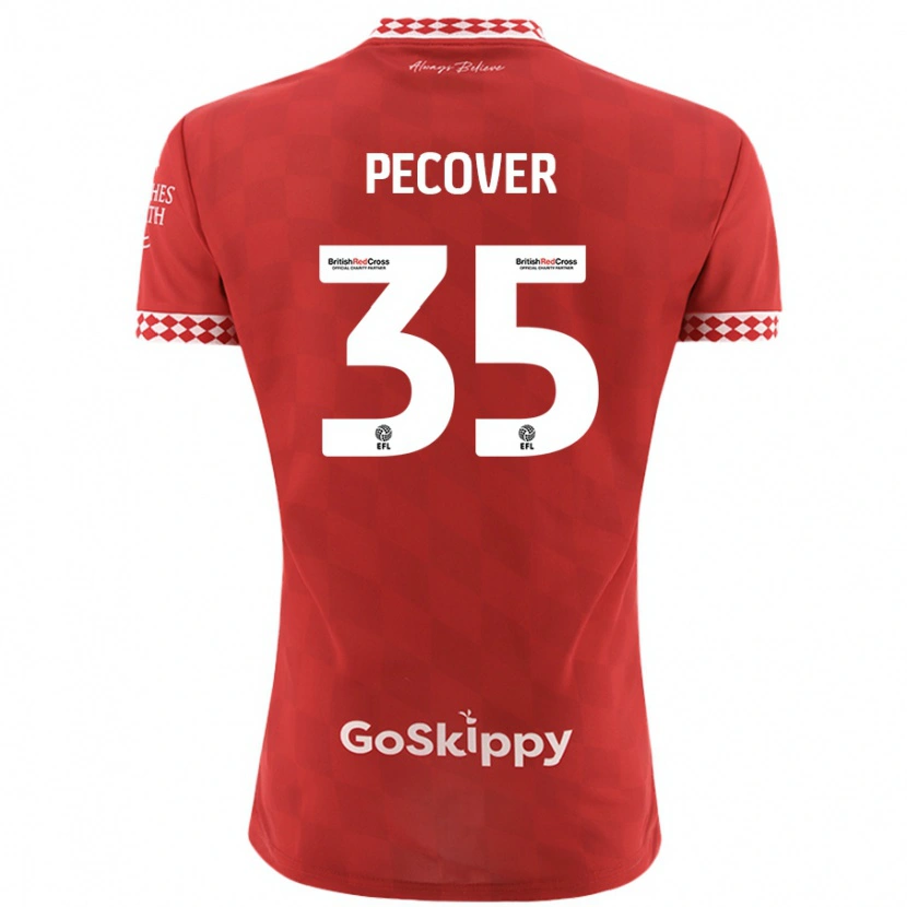 Danxen Herren Leo Pecover #35 Rot Heimtrikot Trikot 2024/25 T-Shirt