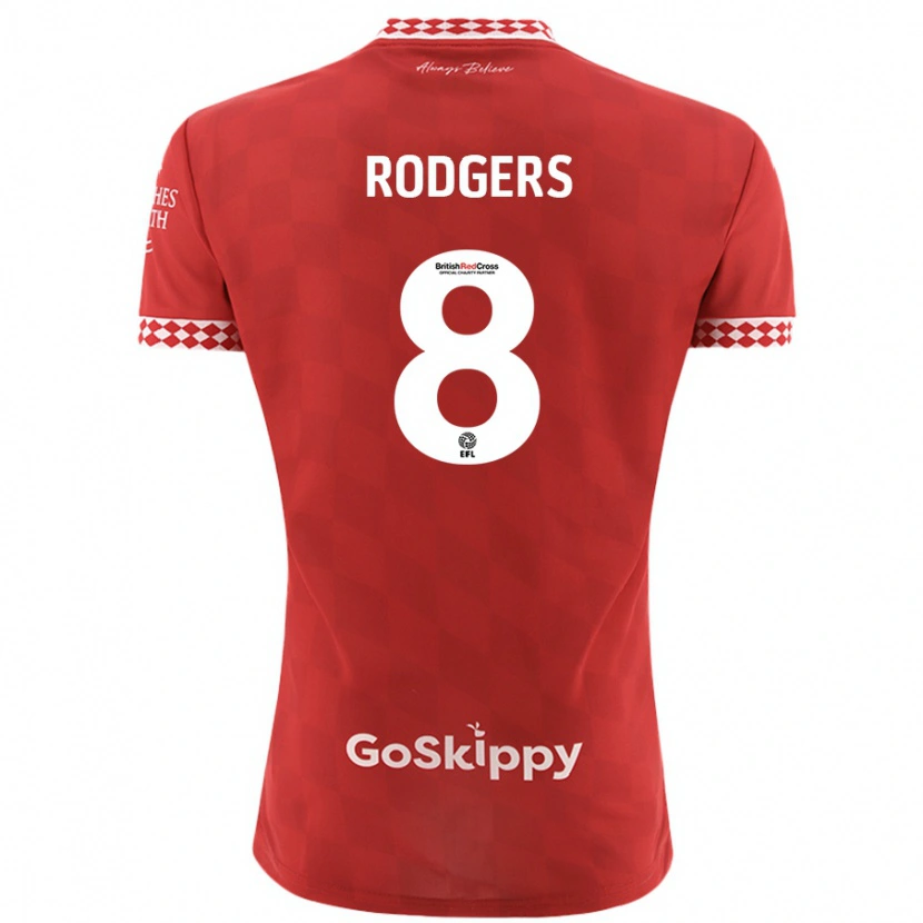 Danxen Herren Amy Rodgers #8 Rot Heimtrikot Trikot 2024/25 T-Shirt