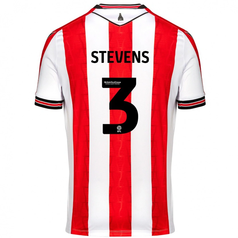 Danxen Herren Enda Stevens #3 Rot Weiß Heimtrikot Trikot 2024/25 T-Shirt