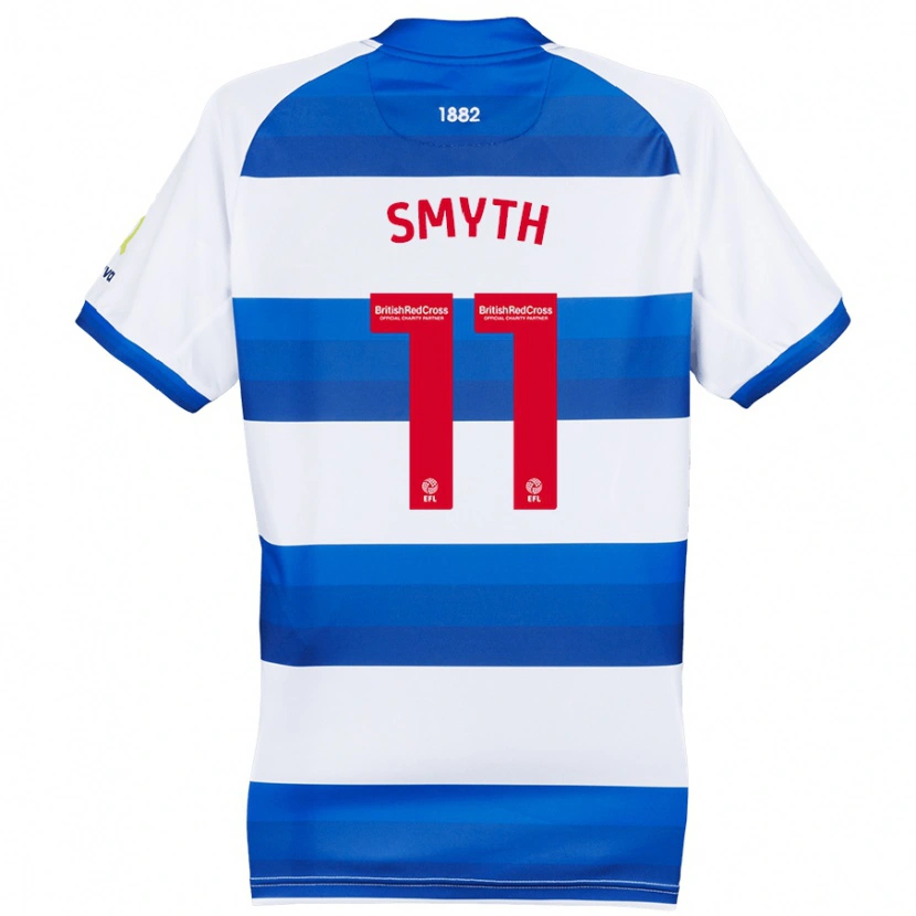 Danxen Herren Paul Smyth #11 Weiß Blau Heimtrikot Trikot 2024/25 T-Shirt