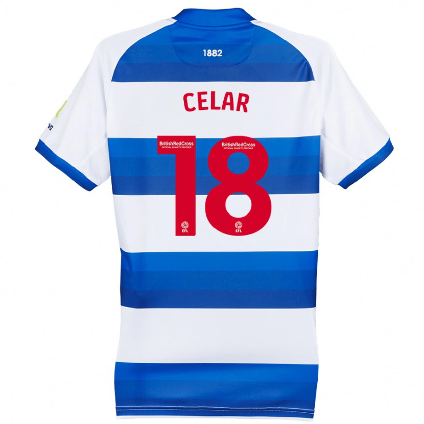 Danxen Herren Zan Celar #18 Weiß Blau Heimtrikot Trikot 2024/25 T-Shirt